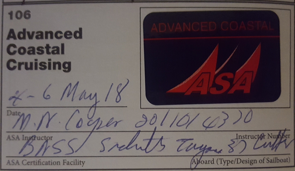 Image of ASA106 Certification seal